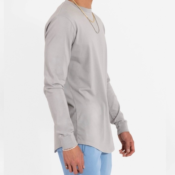 🌶️ *NWT* Men’s BRONXTON JONATHAN LONG SLEEVE SUPIMA TEE. Size M - Picture 3 of 4